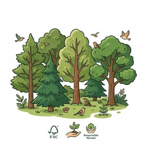 Sustainably Sourced Forest