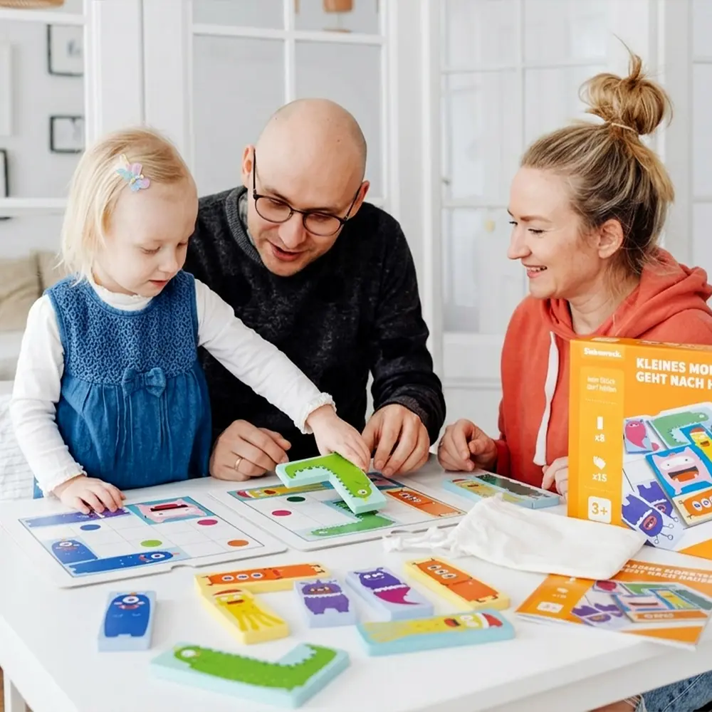 Kleines Monster geht nach Hause – Logikpuzzle für Kinder ab 3 Jahren – Bild 3
