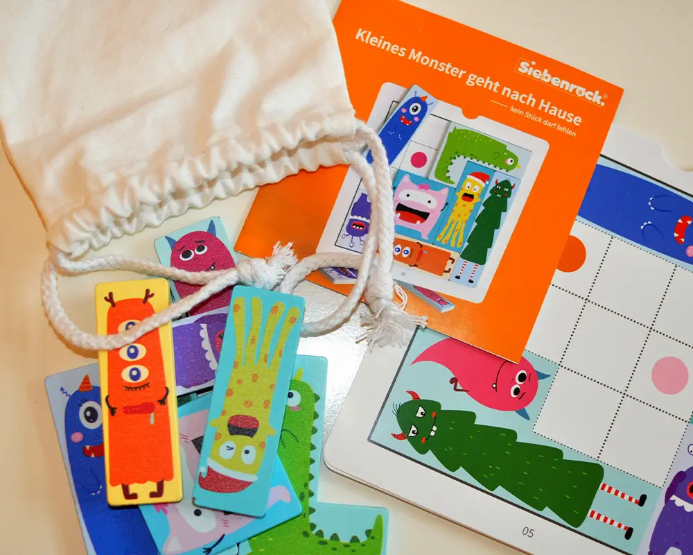 2er Holzpuzzle Set für Kinder – Lernspielzeug Bundle von Siebenrock® – Bild 3