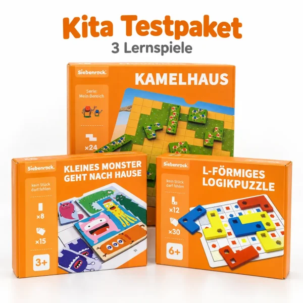 Kita Testpaket – 3 Lernspiele für Kitas & Kindergärten