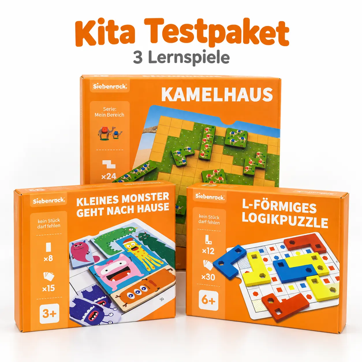 Kita Testpaket – 3 Lernspiele für Kitas & Kindergärten